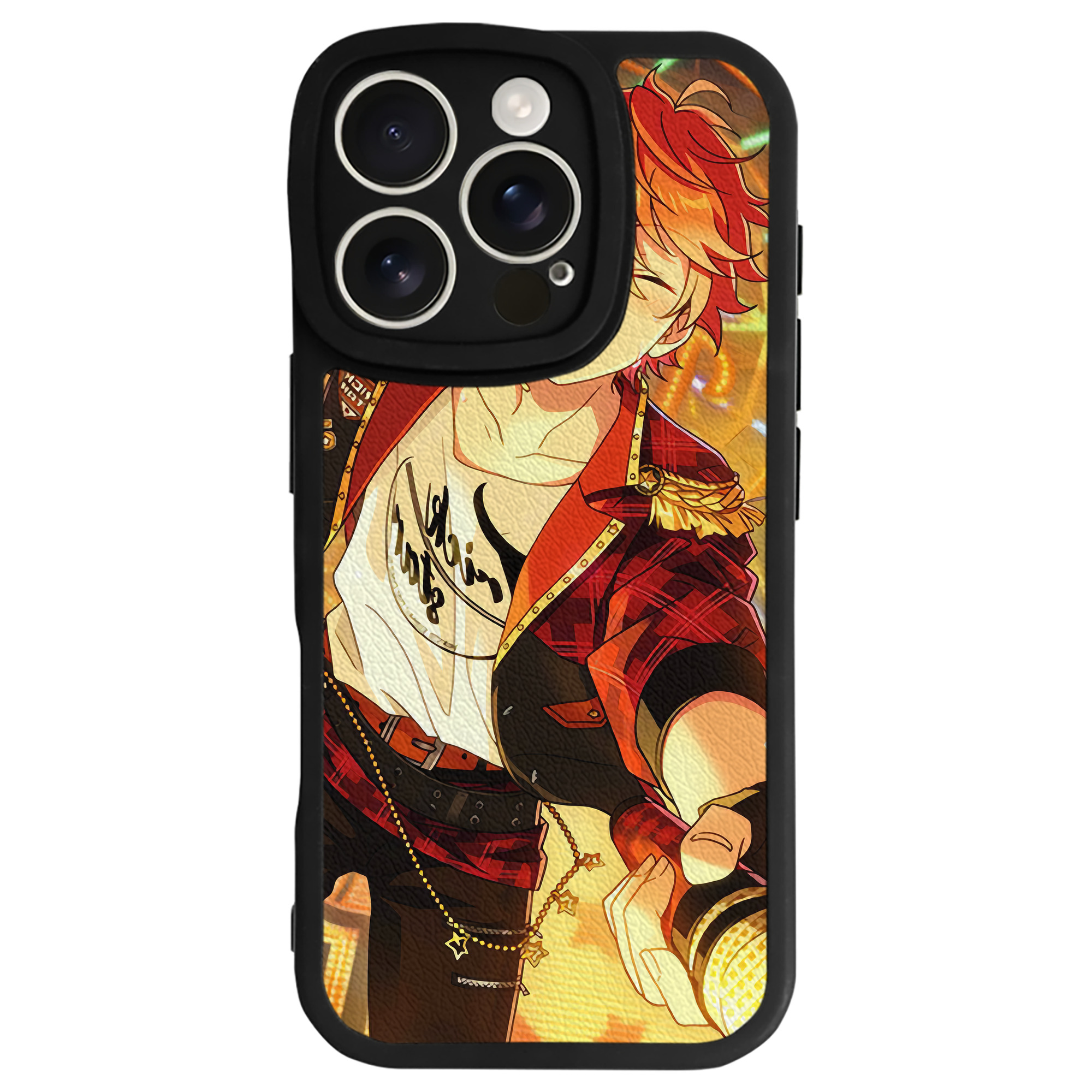 （画像用） あんさんぶるスターズ! Ensemble Stars 【iPhone 16シリーズ対応】シリコンスマホケース（レザー調） 材質：シリコン